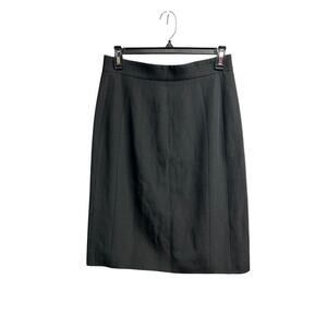 Lanvin River 2006 Black Wool Skirt Size 6